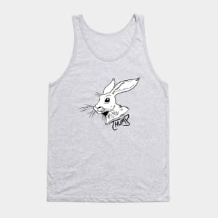 White Hare Design Tank Top